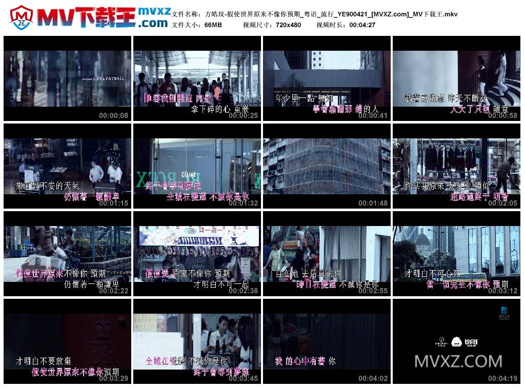 方皓玟-假使世界原来不像你预期_粤语_流行_YE900421